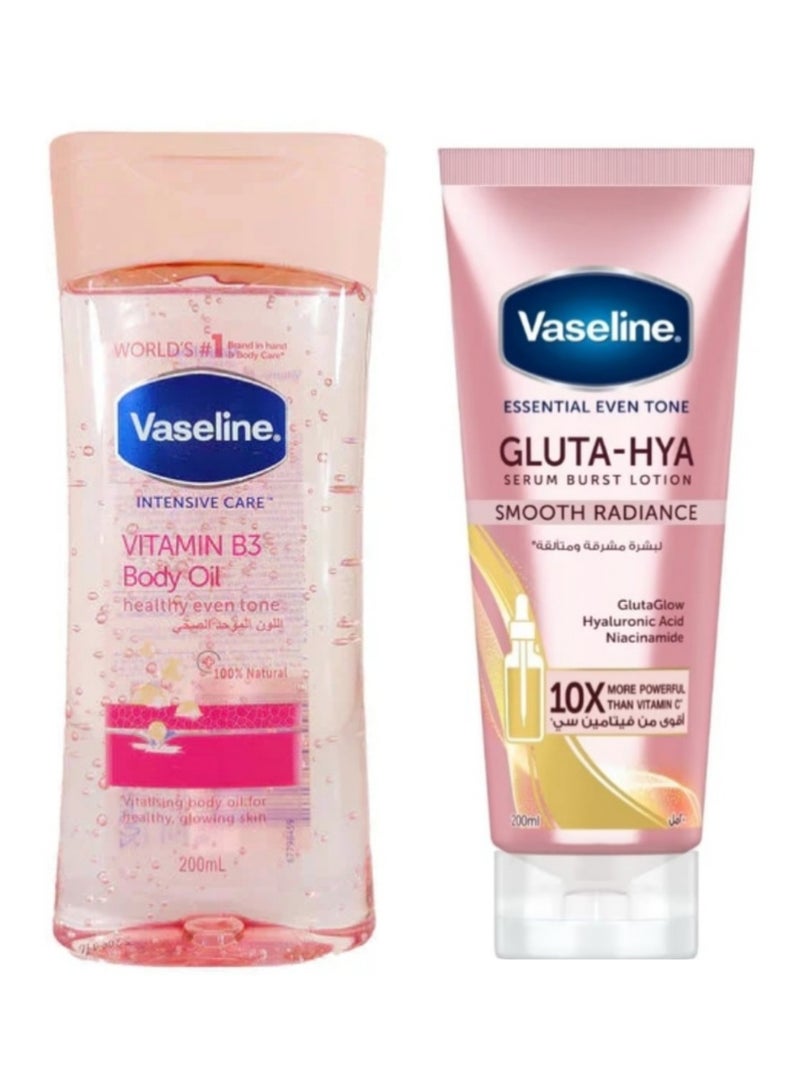 Body oil with vitamin B3+Gluta-Hya Dewy Radiance